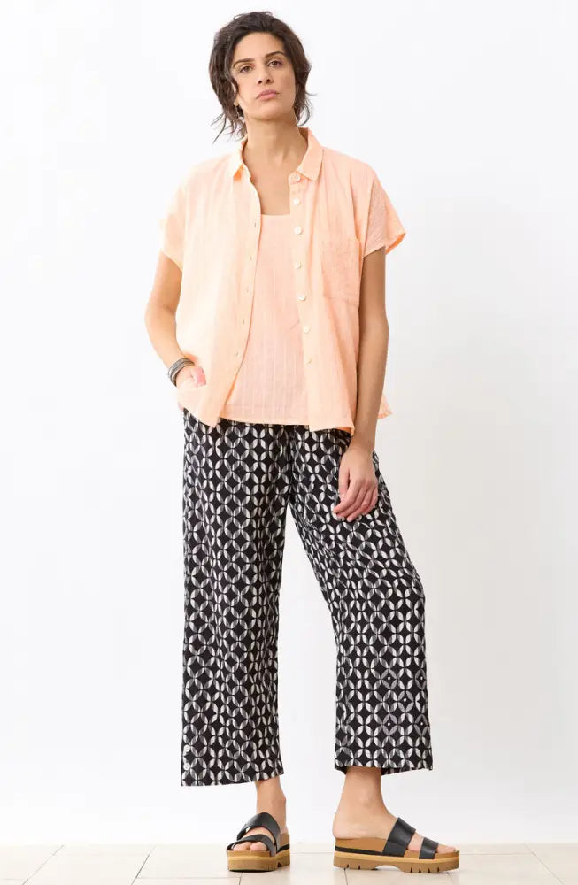 Adira Lightweight Cap-Sleeve Shirt