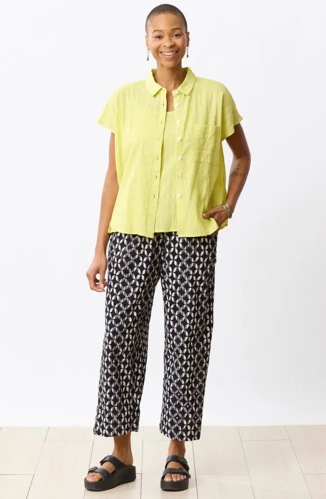 Adira Lightweight Cap-Sleeve Shirt