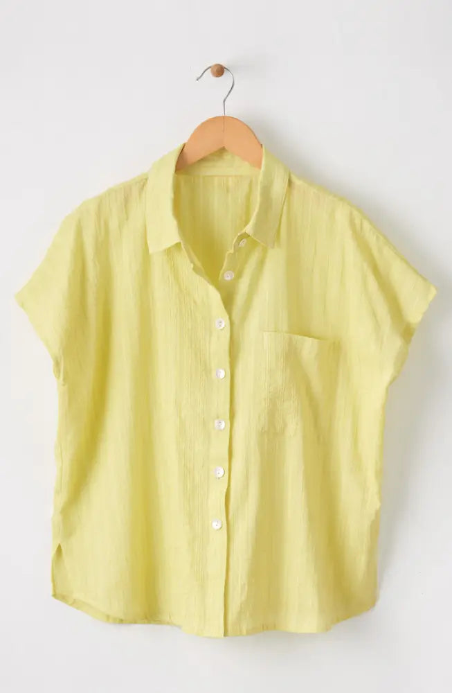 Adira Lightweight Cap-Sleeve Shirt