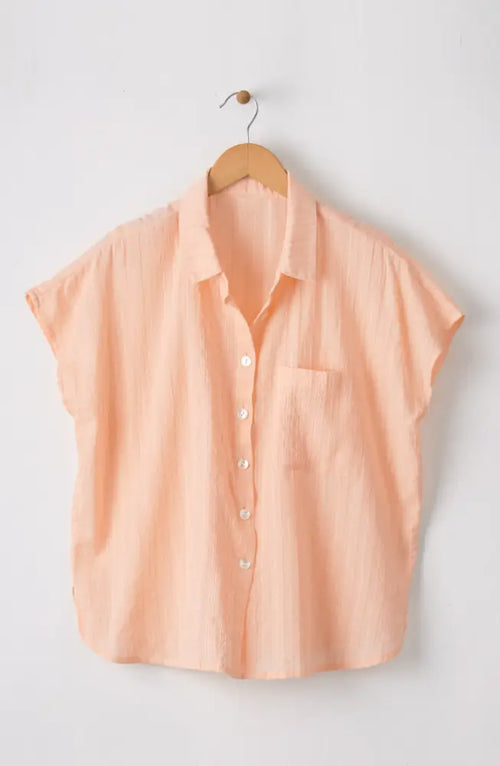 Adira Lightweight Cap-Sleeve Shirt
