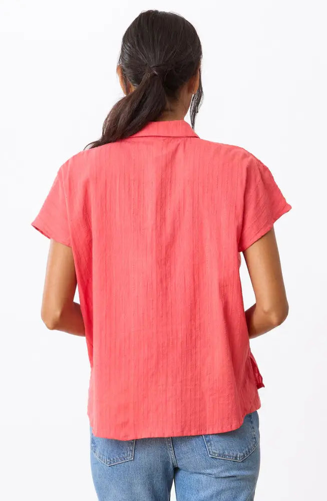 Adira Lightweight Cap-Sleeve Shirt