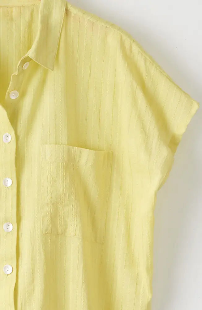 Adira Lightweight Cap-Sleeve Shirt