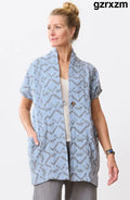 Kanai Cotton Double Gauze Jacket - Cloud blue - Cloud blue / S (6-8)