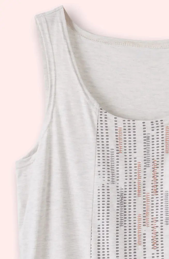 Kripa Cotton Jersey A-line Tank